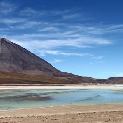 Laguna verde y blanca Voyage en Bolivie - Agence de Voyage Locale Terra Bolivia
