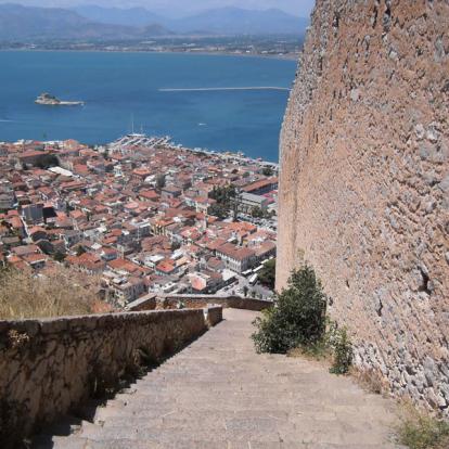 Nauplie - Fort Palamede Voyage en Grèce - Agence de Voyage Locale Arcas Travel Services