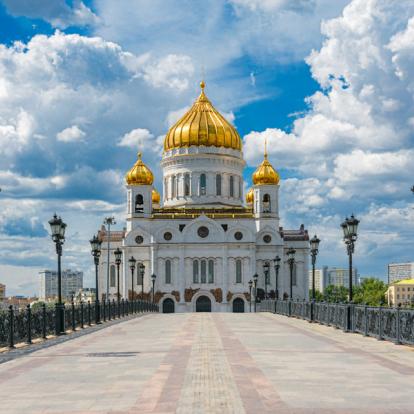 Moscou -  Cathédrale du Christ Sauveur Voyage en Russie - Agence de Voyage Locale Russie Autrement