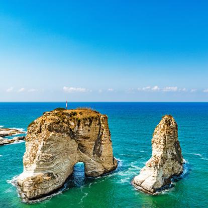 Beyrouth - Pigeon Rocks à Raouche Album Photos du Liban