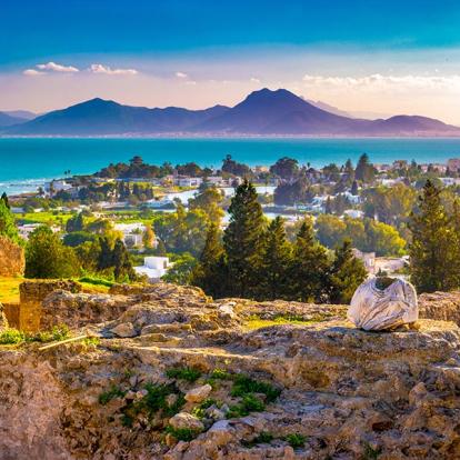 Carthage - Vue depuis la colline Byrsa Tunisie - Les Ruines de Carthage
