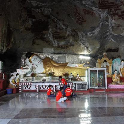 Hpa-An - Kawgun Cave Birmanie - Hpa-An, le joyau du Sud birman