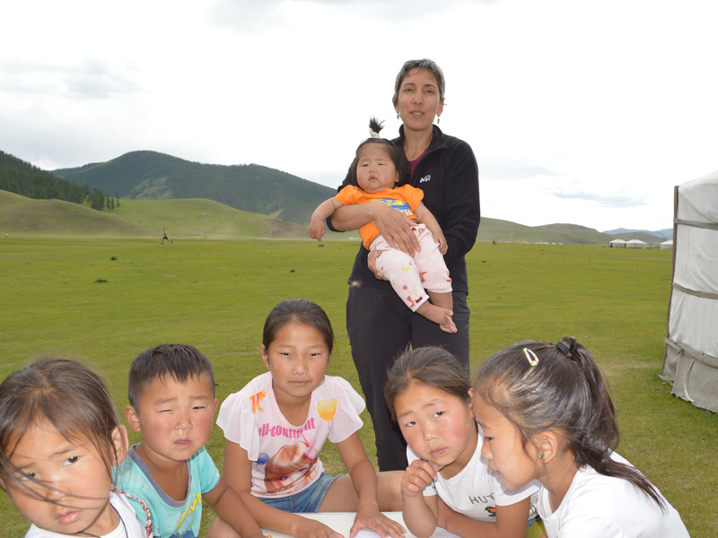 Voyage en Mongolie de la Famille de Viviane