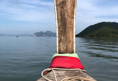 Long tail Boat Voyage en Thaïlande de Virginie