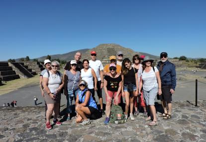 Mexico - Teotihuacan Voyage au Mexique du Groupe de Lyne