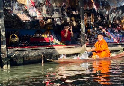 Marché flottant Bangkok Voyage en Thaïlande de David M.