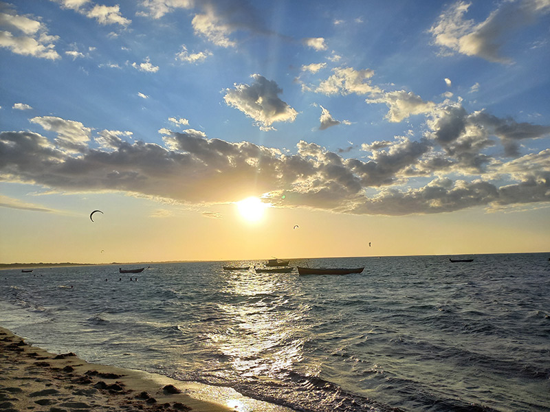 Coucher de soleil à Barra Grande Voyage au Brésil de Marie V.