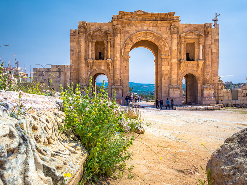 Jerash - Arch of Hadrian Voyage en Jordanie de Roberto C.