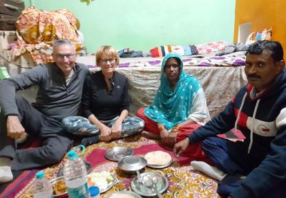 Repas Convivial chez un Chauffeur Voyage en Inde d'Alain B.