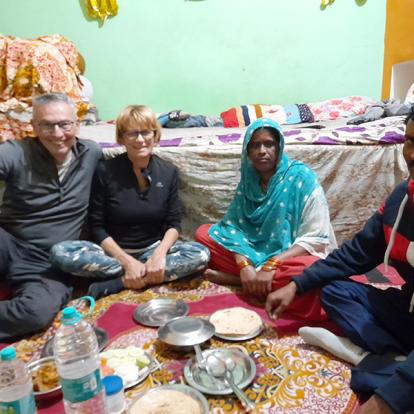 Repas Convivial Chez Un Chauffeur Voyage en Inde d'Alain B.