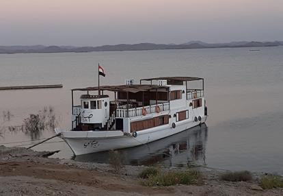 Bateau sur lac Nasser Voyage en Egypte de Michelle P.