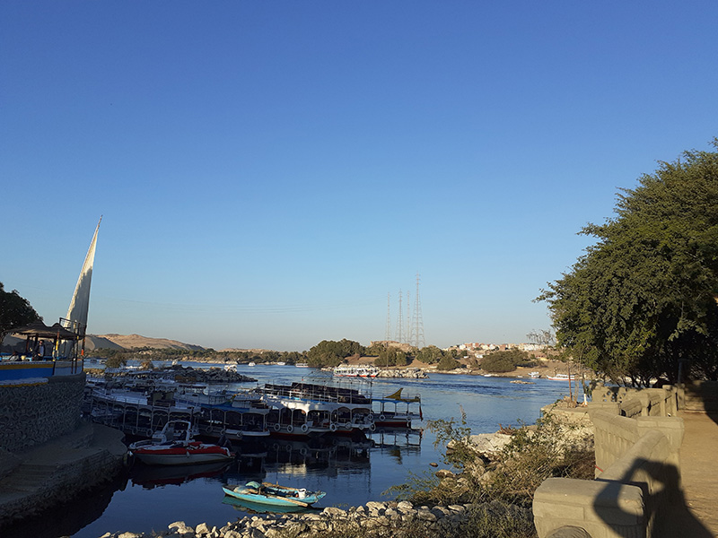 Cataractes à Assouan Voyage en Egypte de Michelle P.