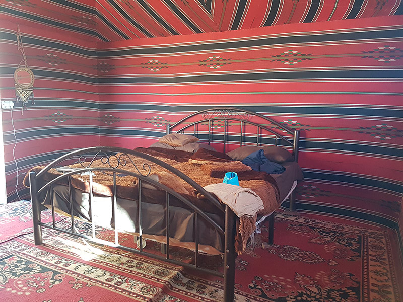 Chambre dans un camp en Jordanie Voyage en Jordanie de Michel et Martine G. -