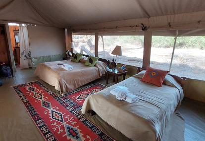Chambre à Amboseli Voyage au Kenya de Sybill L.