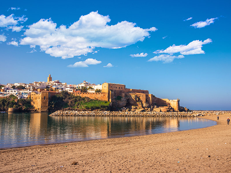 Rabat - Kasbah of Udayas fortress Voyage au Maroc de P.