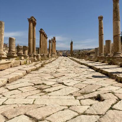 Jerash Voyage en Jordanie de Sandrine et Nadim