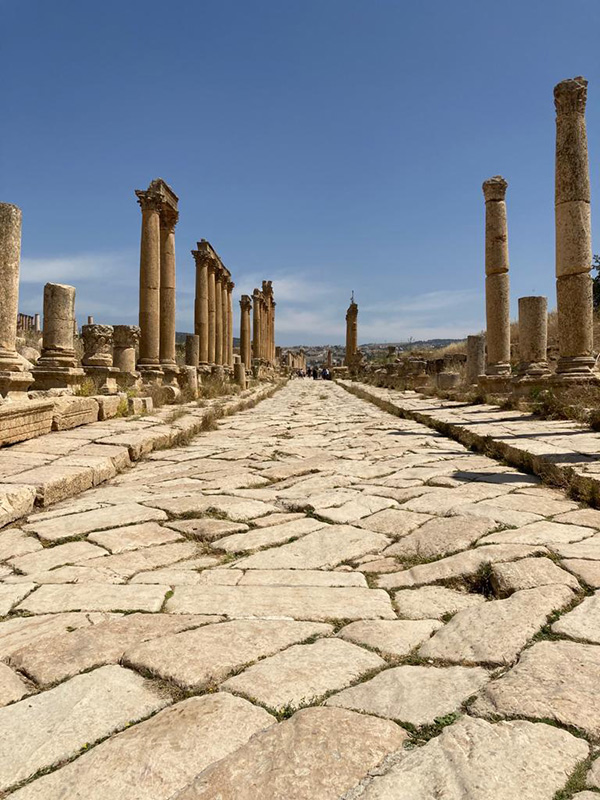 Jerash Voyage en Jordanie de Sandrine et Nadim