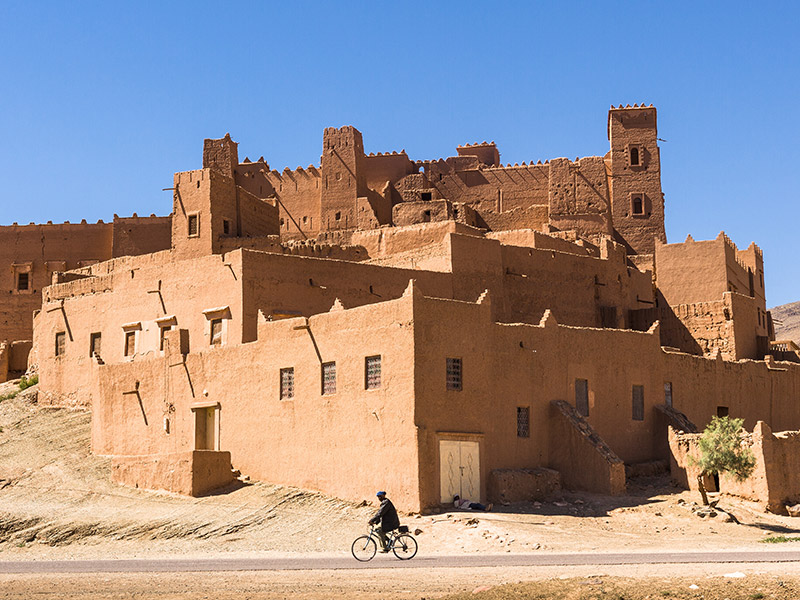 Agdz - Kasbah Ouledotman between Agdz and Zagora Voyage au Maroc de Catherine C.