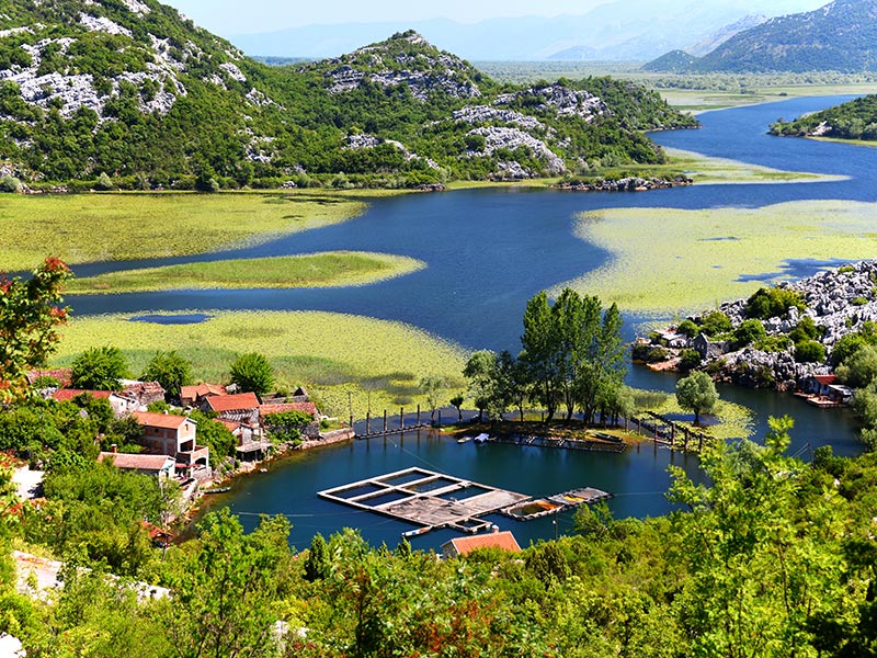 Karuc village on Lake Skadar Voyage au Monténégro d'Anne L.