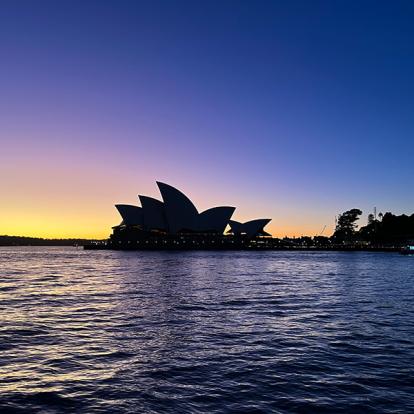 Magnifique Levé De Soleil Sur LOpera House A 6h Du Matin Le Premier Jour Voyage en Australie d'Angeline B.