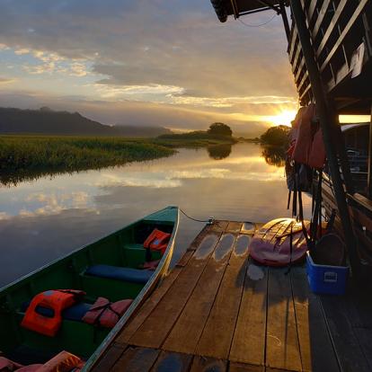 Lever De Soleil Marais De Kaw Voyage en Guyane de B.D.