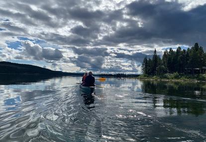 Balade en canoë Voyage en Suède de Nadine B.
