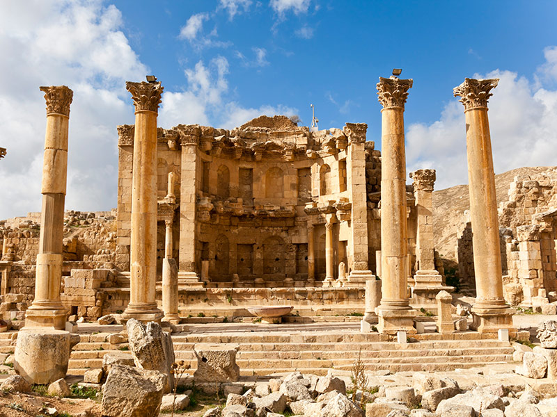 Jerash - nymphaeum Voyage en Jordanie de Claudette T.