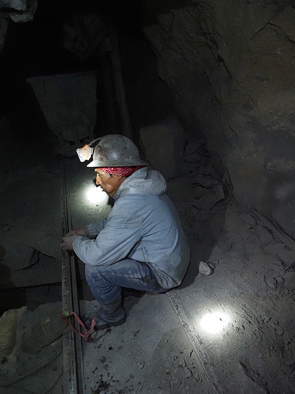 Mineur à Potisi Voyage en Bolivie d'Eric K.