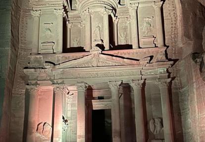 Petra de Nuit Voyage en Jordanie de Dominique R-B.