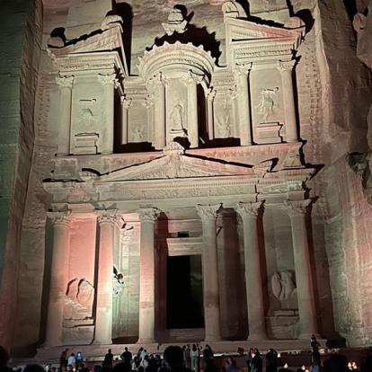 Petra De Nuit Voyage en Jordanie de Dominique R-B.