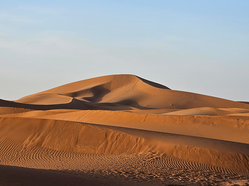 Dunes proches de El Gouera Voyage au Maroc de François D.