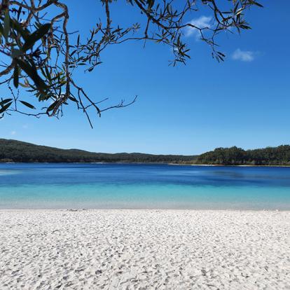 Lake MacEnzie Sur Fraser Island Voyage en Australie de Carine L.C.