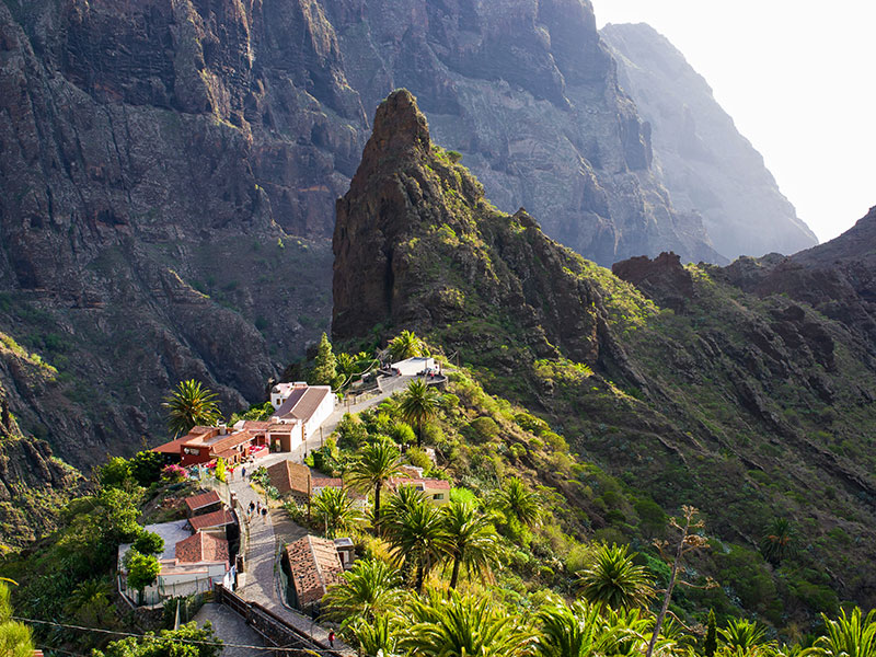 Tenerife - Village de Masca Voyage aux Iles Canaries du Groupe de G.
