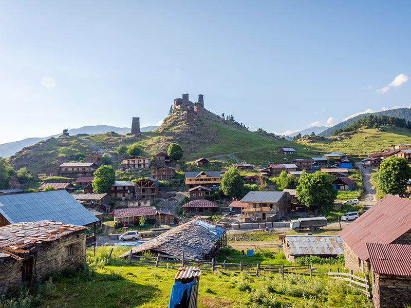 Omalo village - Tusheti Voyage en Géorgie de Nathalie F.