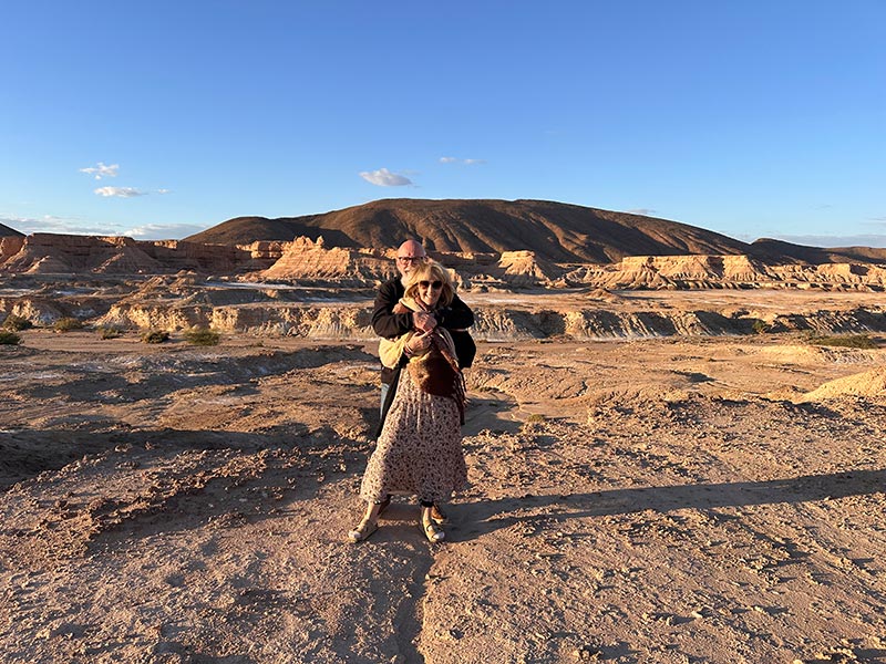 Jour de l'An dans le Désert de Véronique et Stéphane