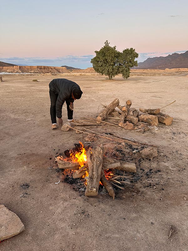 Jour de l'An dans le Désert de Véronique et Stéphane
