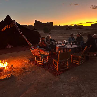 Jour de l'An dans le Désert de Véronique et Stéphane