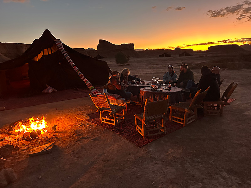 Jour de l'An dans le Désert de Véronique et Stéphane
