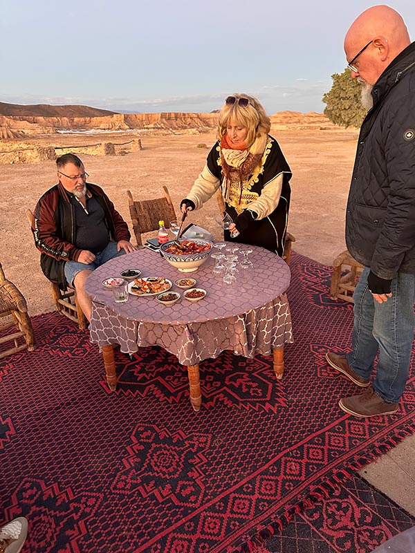 Jour de l'An dans le Désert de Véronique et Stéphane