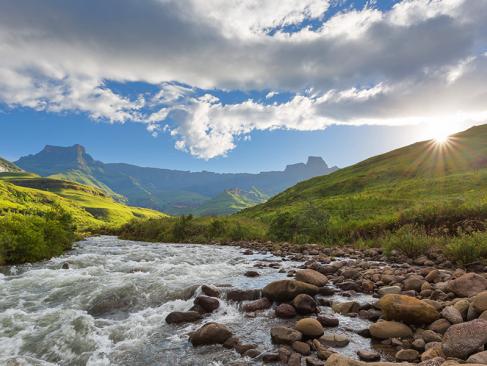 Drakensberg - Rivière Tugela A Découvrir en Afrique du Sud - La Chaine du Drakensberg