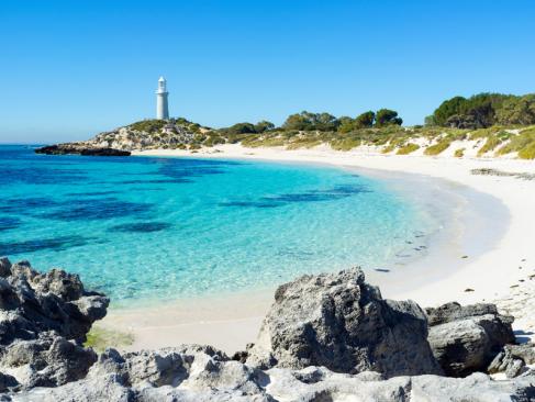 Perth - Rottnest Island - Pinky Beach And The Bathurst Lighthouse A Découvrir en Australie - Perth