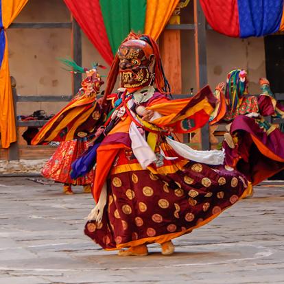 Bumthang - Festival Annuel Au Monastère De Jakar A Découvrir au Bhoutan - Bumthang
