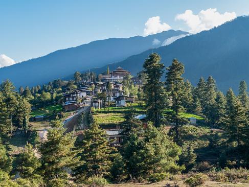 Vallée De Phobjikha - Village De Gangten Et Monastère Bouddhiste De Gangtey Goemba A Découvrir au Bhoutan - La Vallée de Phobjikha