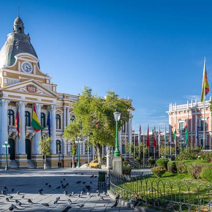 La Paz - Plaza Murillo Et Palais Du Gouvernement Bolivien A Découvrir en Bolivie - La Paz
