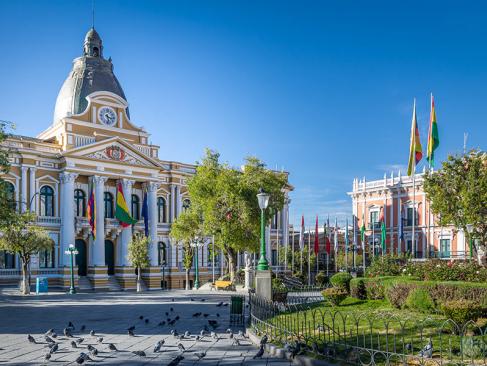 La Paz - Plaza Murillo Et Palais Du Gouvernement Bolivien A Découvrir en Bolivie - La Paz
