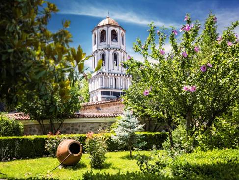 Clocher Et Jardin De L'église Saint-Constantin Et Elena A Découvrir en Bulgarie - Plovdiv