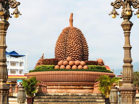 Statue De Durian à Kampot A Découvrir au Cambodge - Kampot