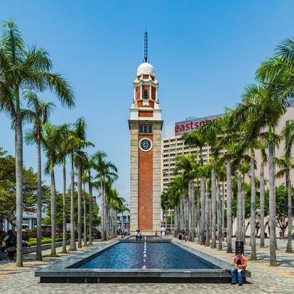 Hong Kong - Canton Railway Clock Tower In Tsim Sha Tsui A Découvrir en Chine - Hong Kong