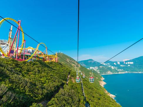 Hong Kong Ocean Park Roller Coaster A Découvrir en Chine - Hong Kong