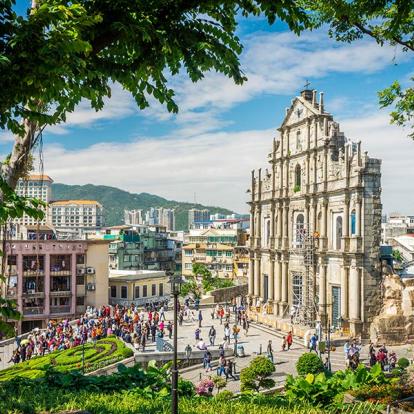 Macao - Ruines De L'église Catholique Saint-Paul A Découvrir en Chine - Macao